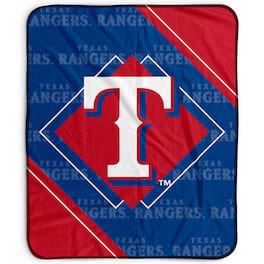 Pegasus - Texas Rangers 50" x 60" Diamond Logo Fleece Blanket - Multicolor