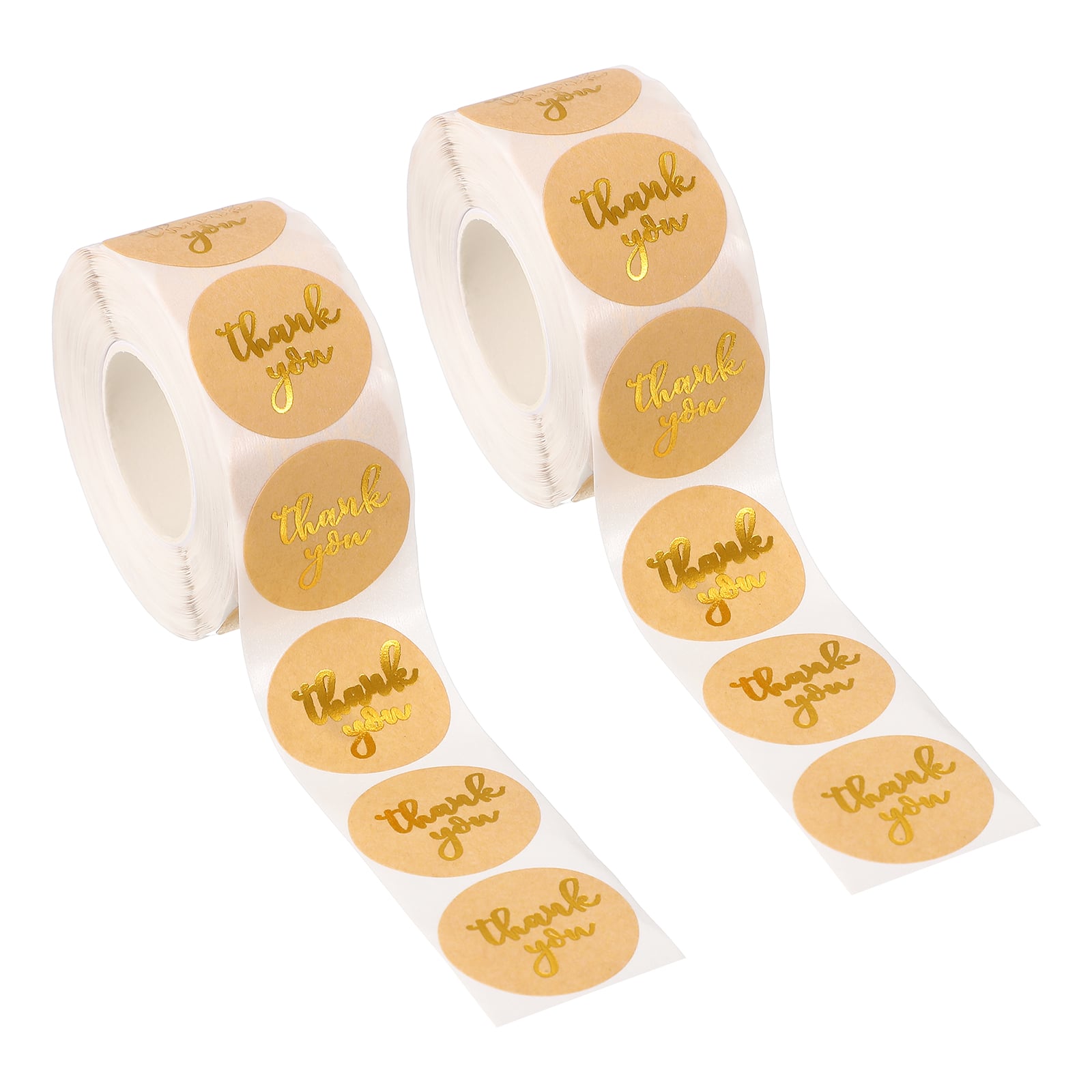 Unique Bargains - 1000pcs Thank You Stickers, 1 Inch Round Self-Adhesive Labels Roll for Small Business Sealing Box Envelope, Style8 - Yellow price history on PriceWatchPro