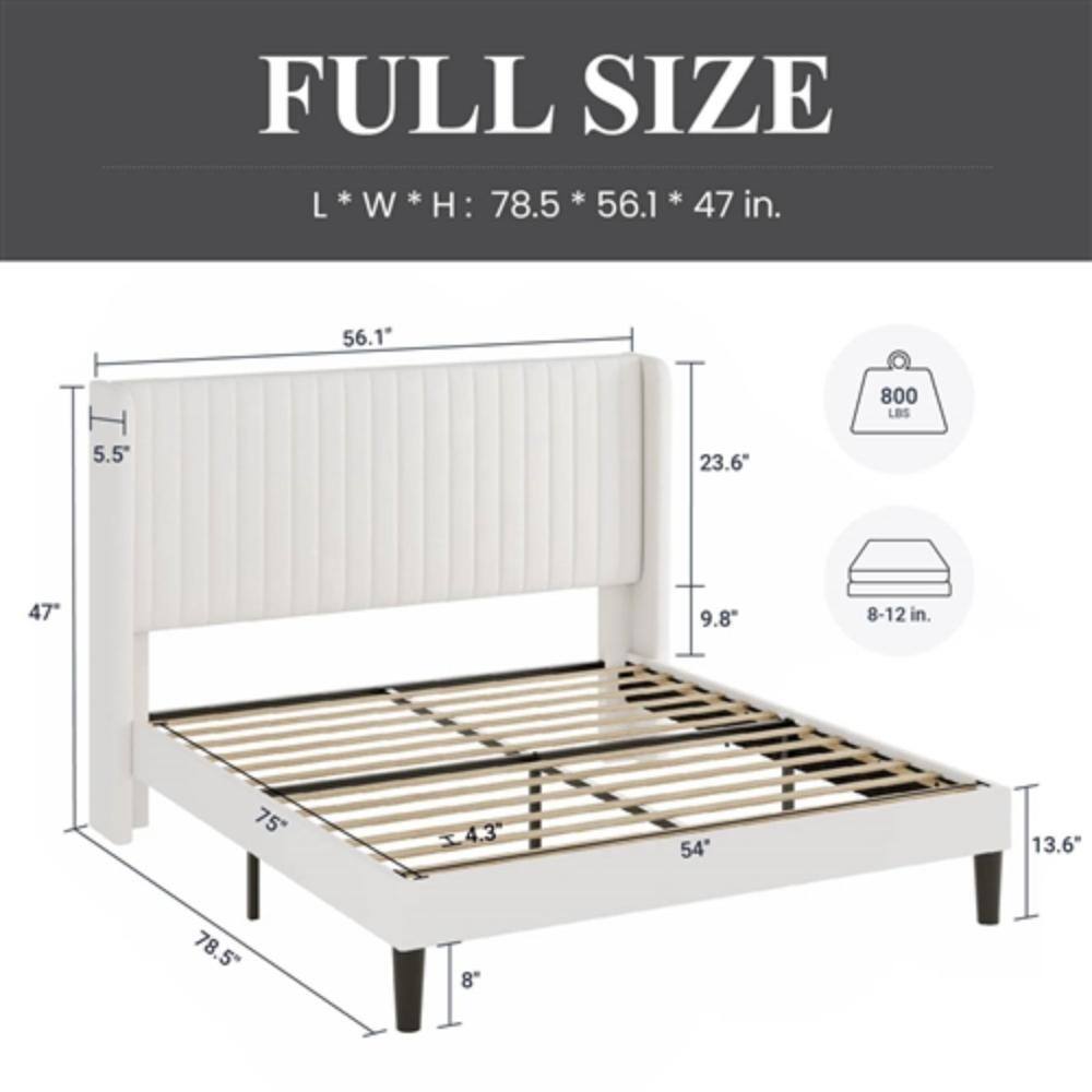 FULL SIZE  
L * W * H: 78.5 * 56.1 * 47 in.

- 56.1"
- 5.5"
- 23.6"
- 9.8"
- 8-12 in.
- 800 LBS
- 47"
- 75"
- 4.3"
- 54"
- 13.6"
- 8"