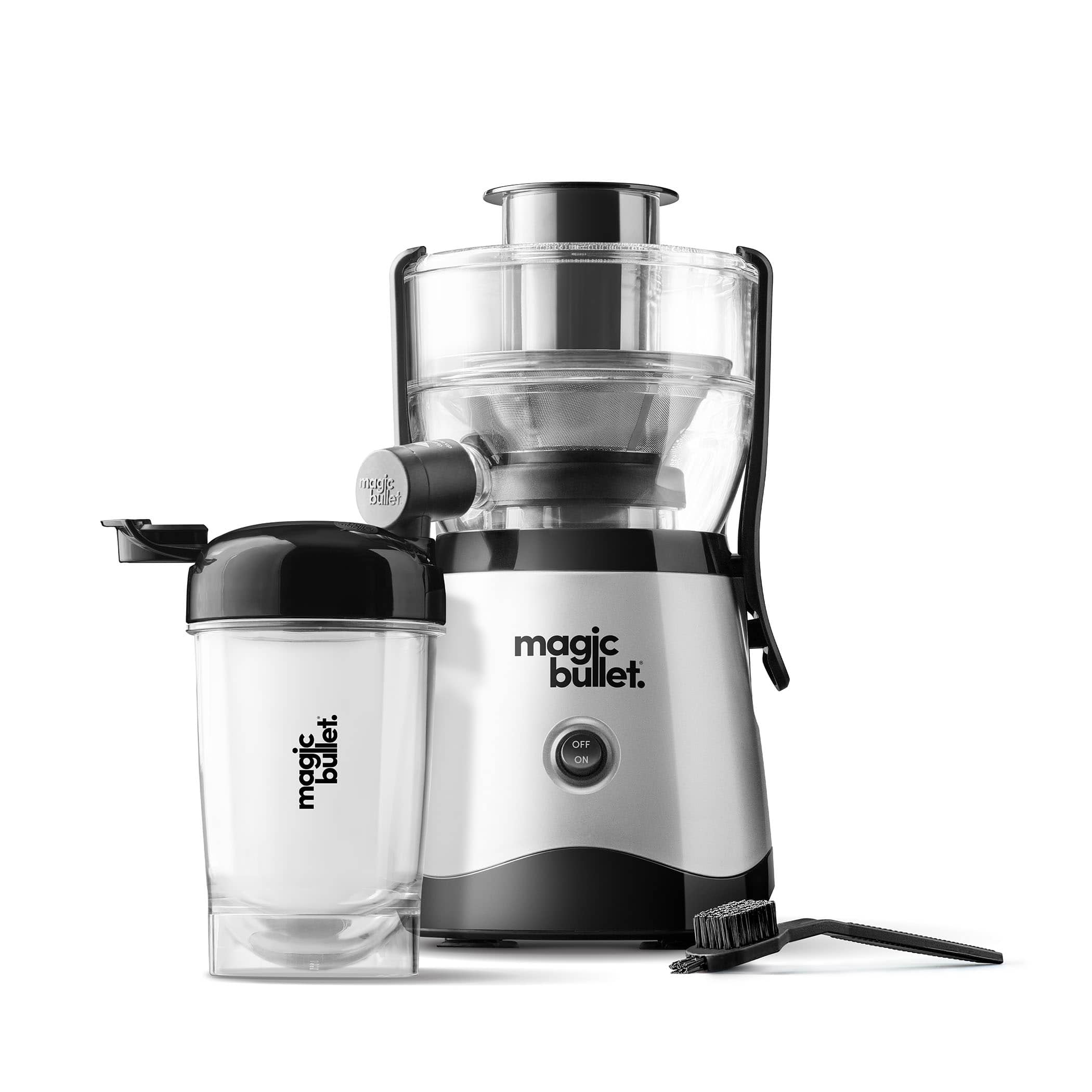 Alt View 12. Magic Bullet - Compact Juicer with cup - MBJ50100 - Silver.