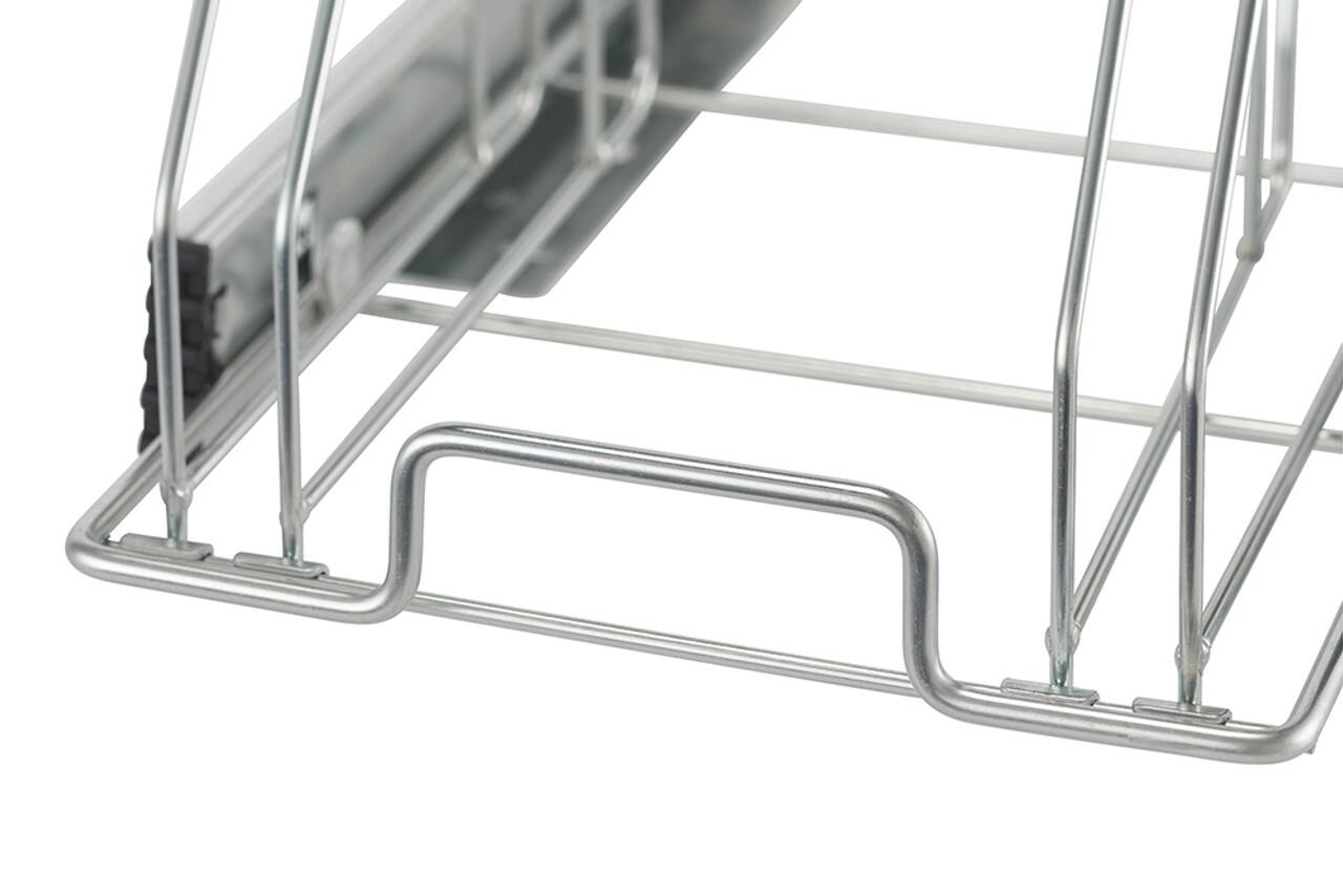 Alt View 18. TRINITY - PRO EcoStorage Sliding Bakeware Organizer 2-Pack Chrome - Chrome.