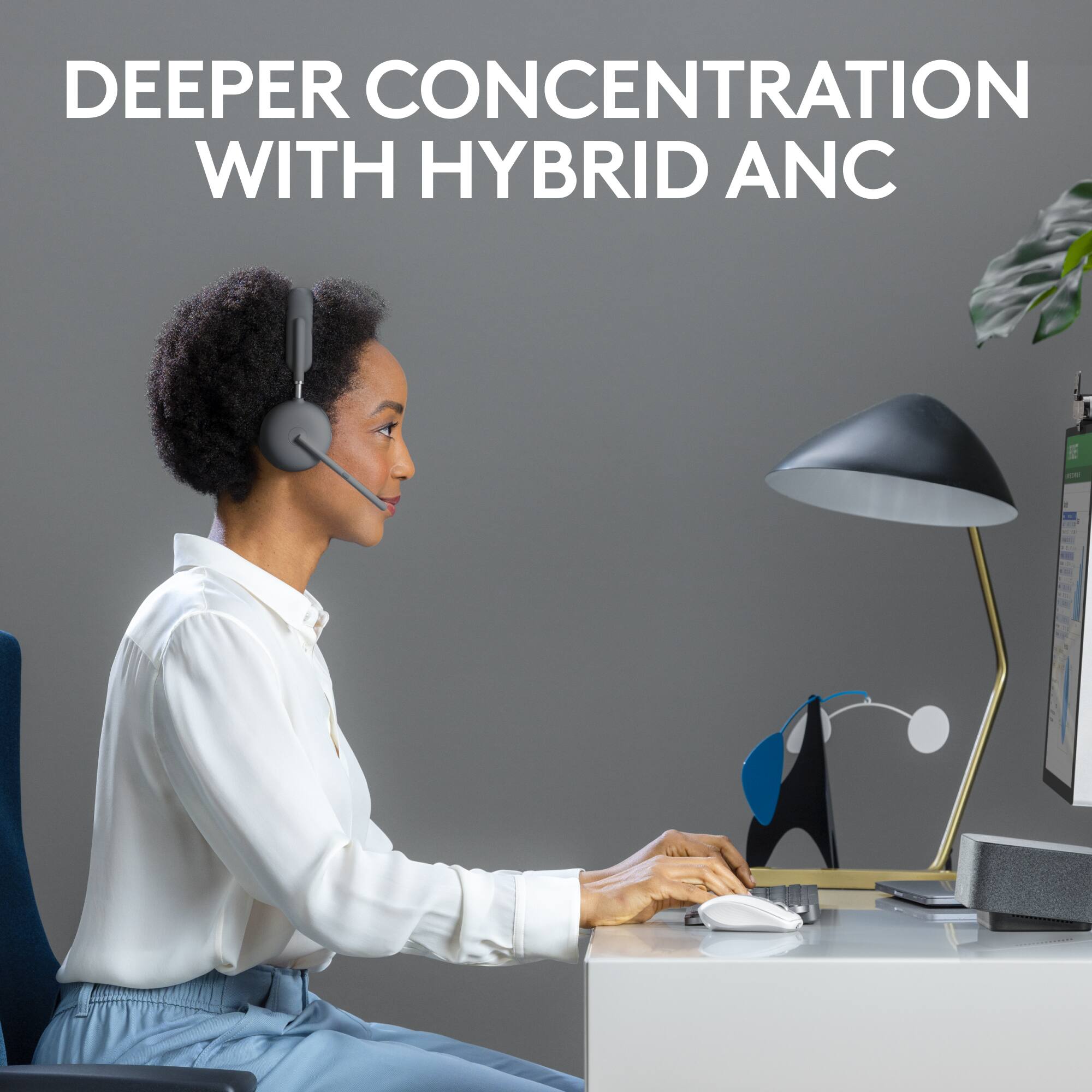 DEEPER CONCENTRATION WITH HYBRID ANC