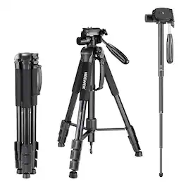 Neewer - 70" 2-in-1 Tripod/Monopod, 3-Way Pan Head, Aluminum, w/ Bag, SAB264