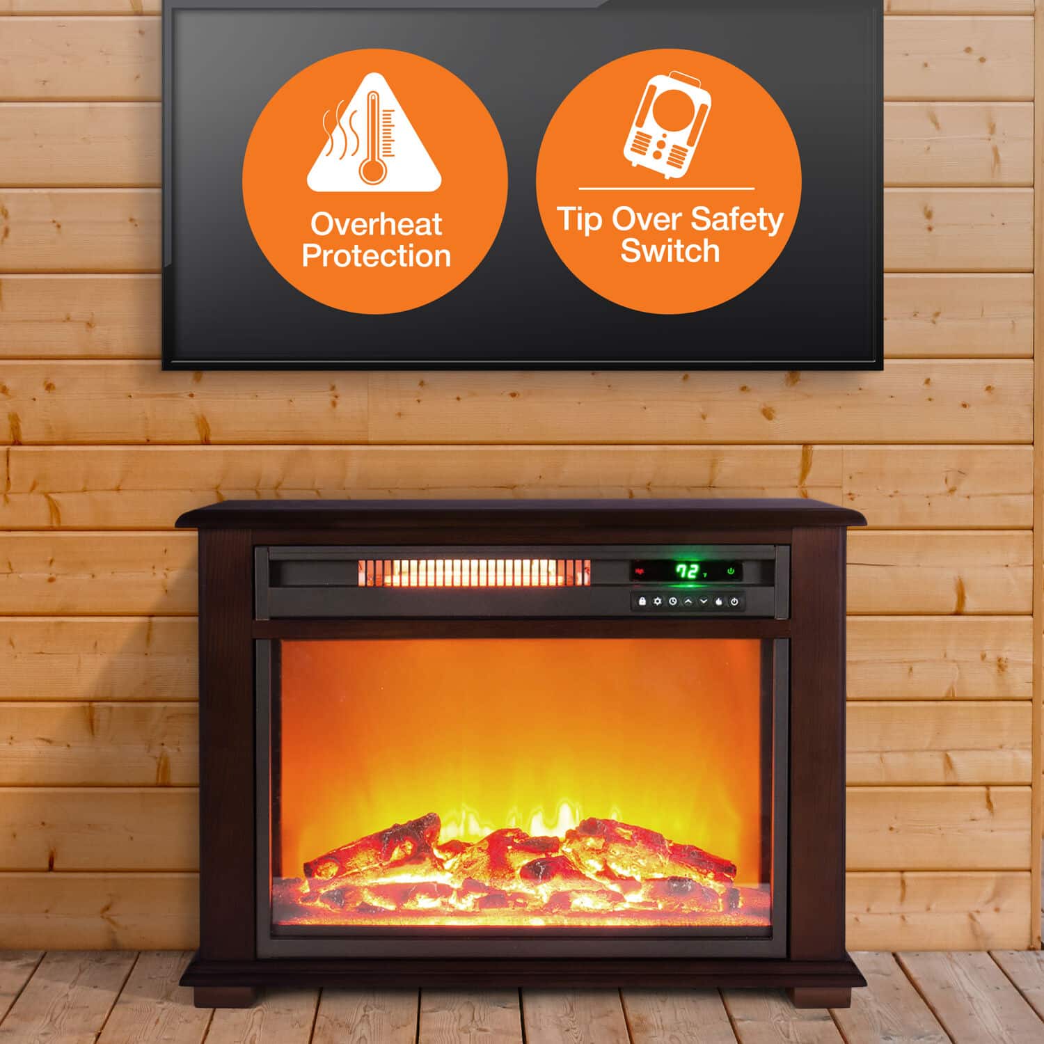 Overheat Protection Tip Over Safety Switch