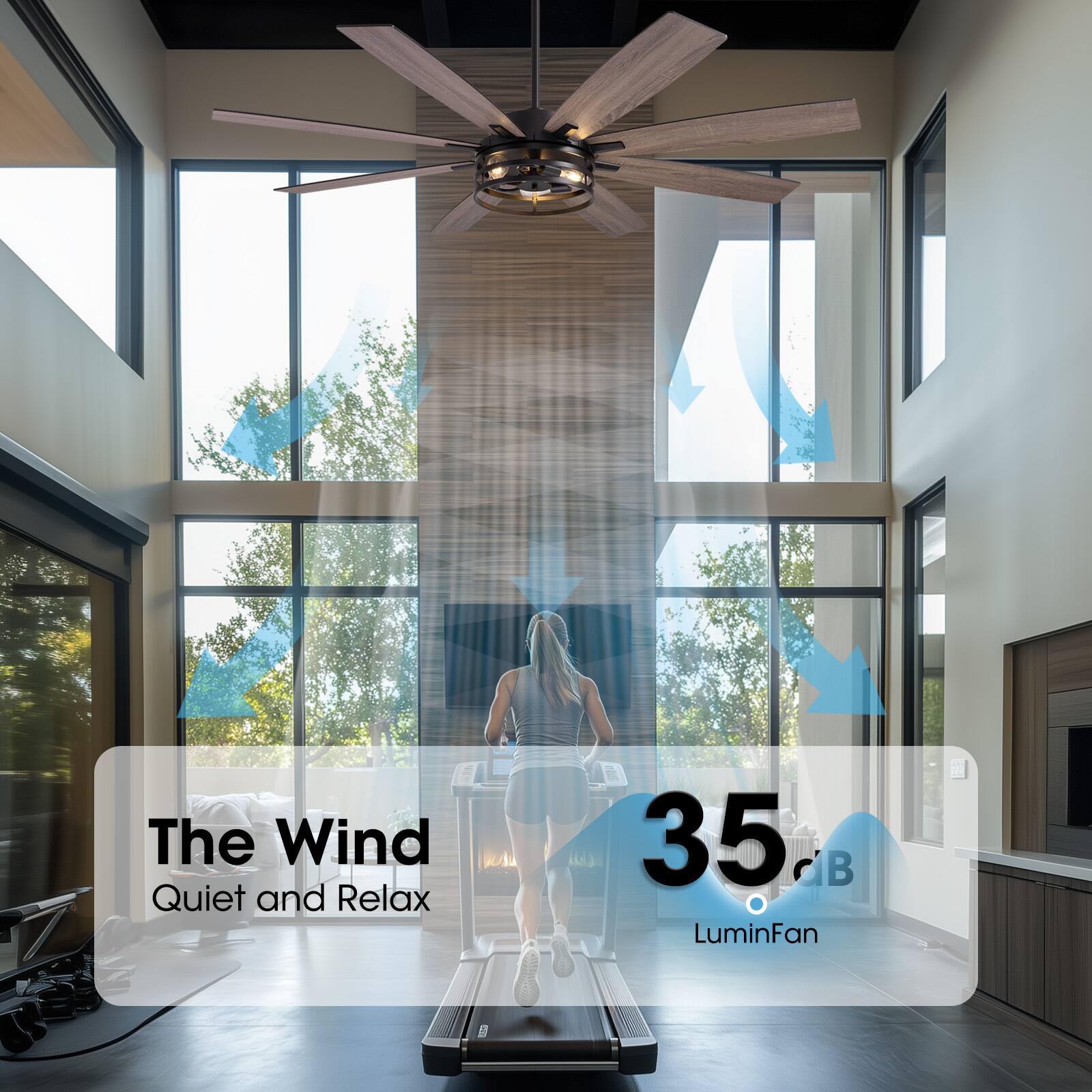 The Wind  
Quiet and Relax  

35 dB  
LuminFan