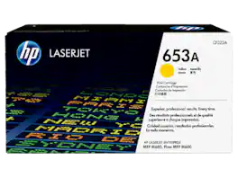 HP - 653A Yellow Original LaserJet Toner Cartridge, ~16,500 pages, CF322A