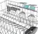 Alt View 25. Bosch - 300 Series 24" Front Control Smart Built-In Stainless Steel Tub Dishwasher with 3rd Rack, 46 dBA - White.