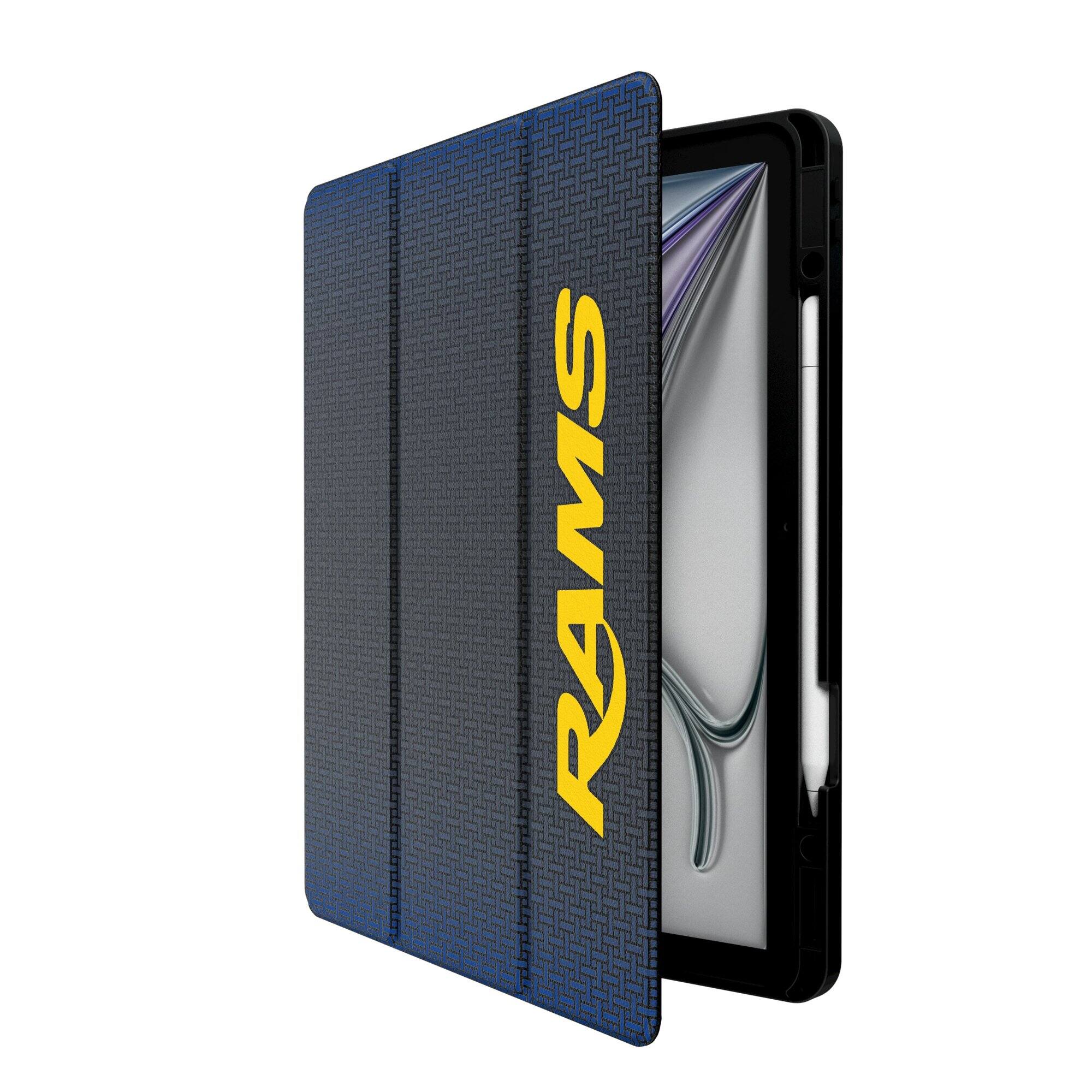Alt View 1. Keyscaper - Los Angeles Rams iPad Case - 13in Air M2/M3 - Black.