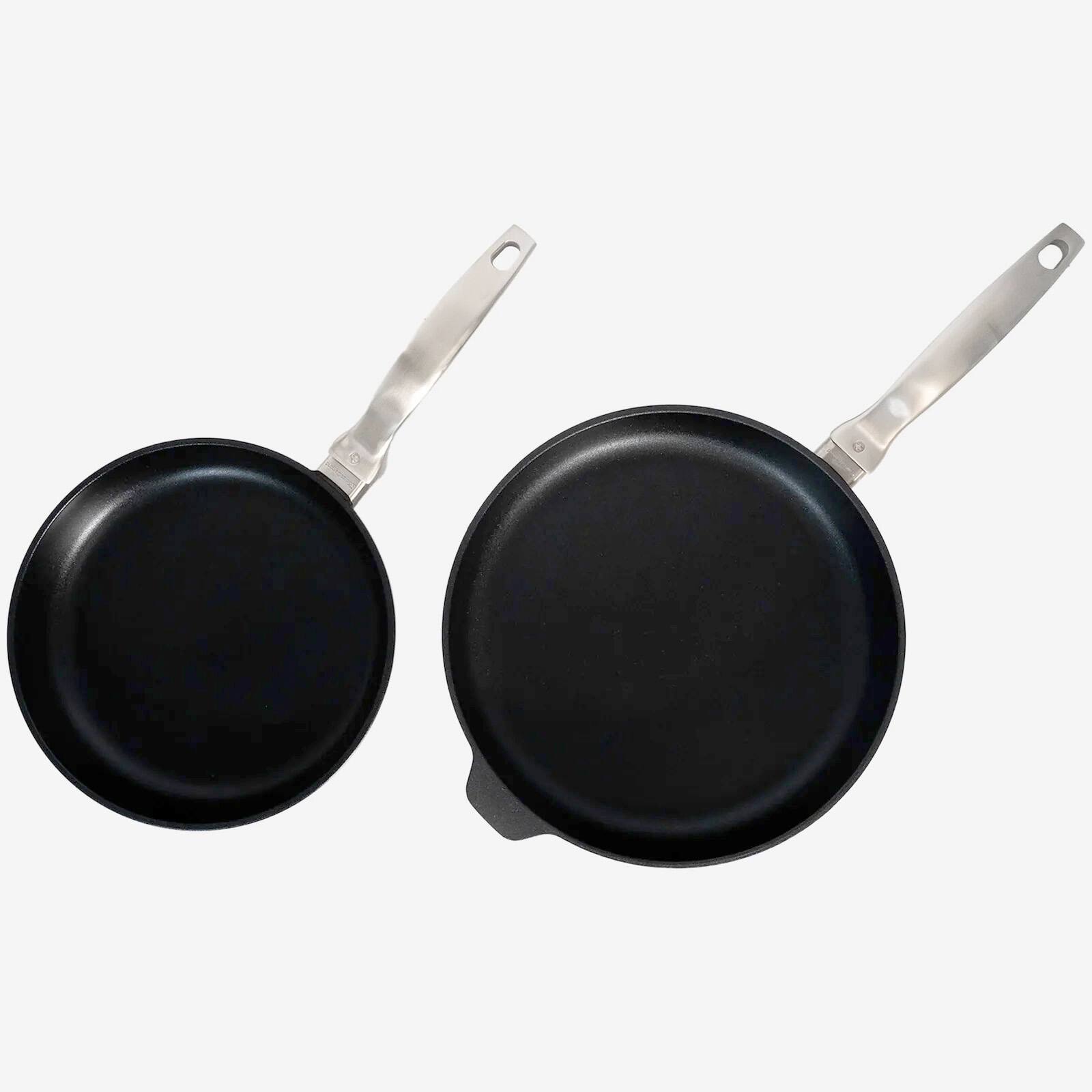 Alt View 3. Swiss Diamond - CHD Nonstick Fry Pan Duo, 9.5-Inch & 11-Inch, 2-Piece Set - Black.