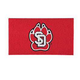 Evergreen Enterprises - South Dakota Coyotes 16" x 28" Full Color Indoor/Outdoor Logo Turf Mat - Multicolor