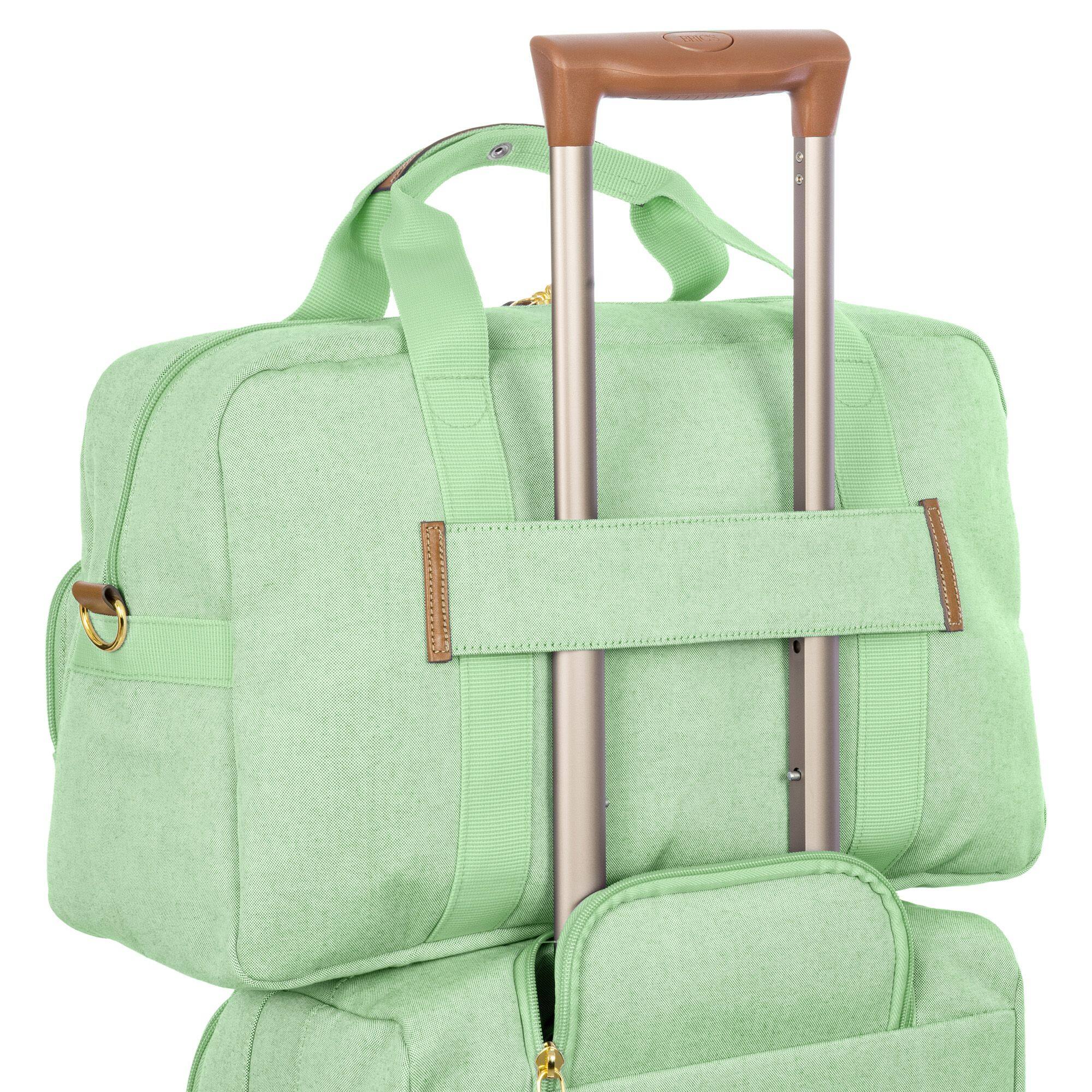 Left. Bric's - Volterra 18" Boarding Duffle - Green.