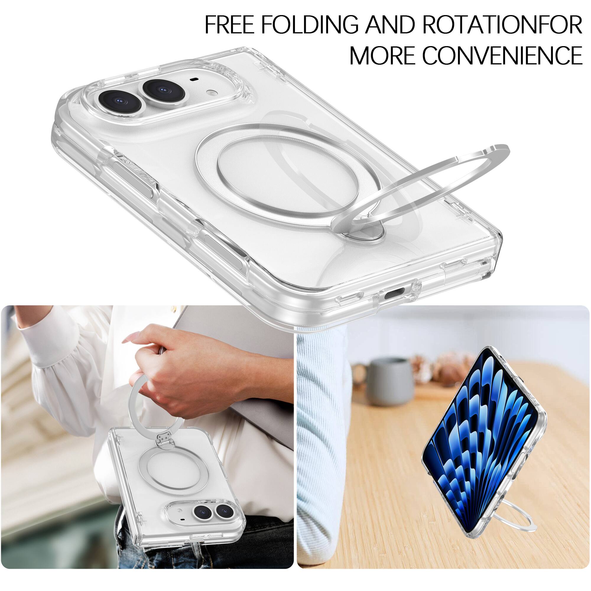 FREE FOLDING AND ROTATION FOR MORE CONVENIENCE