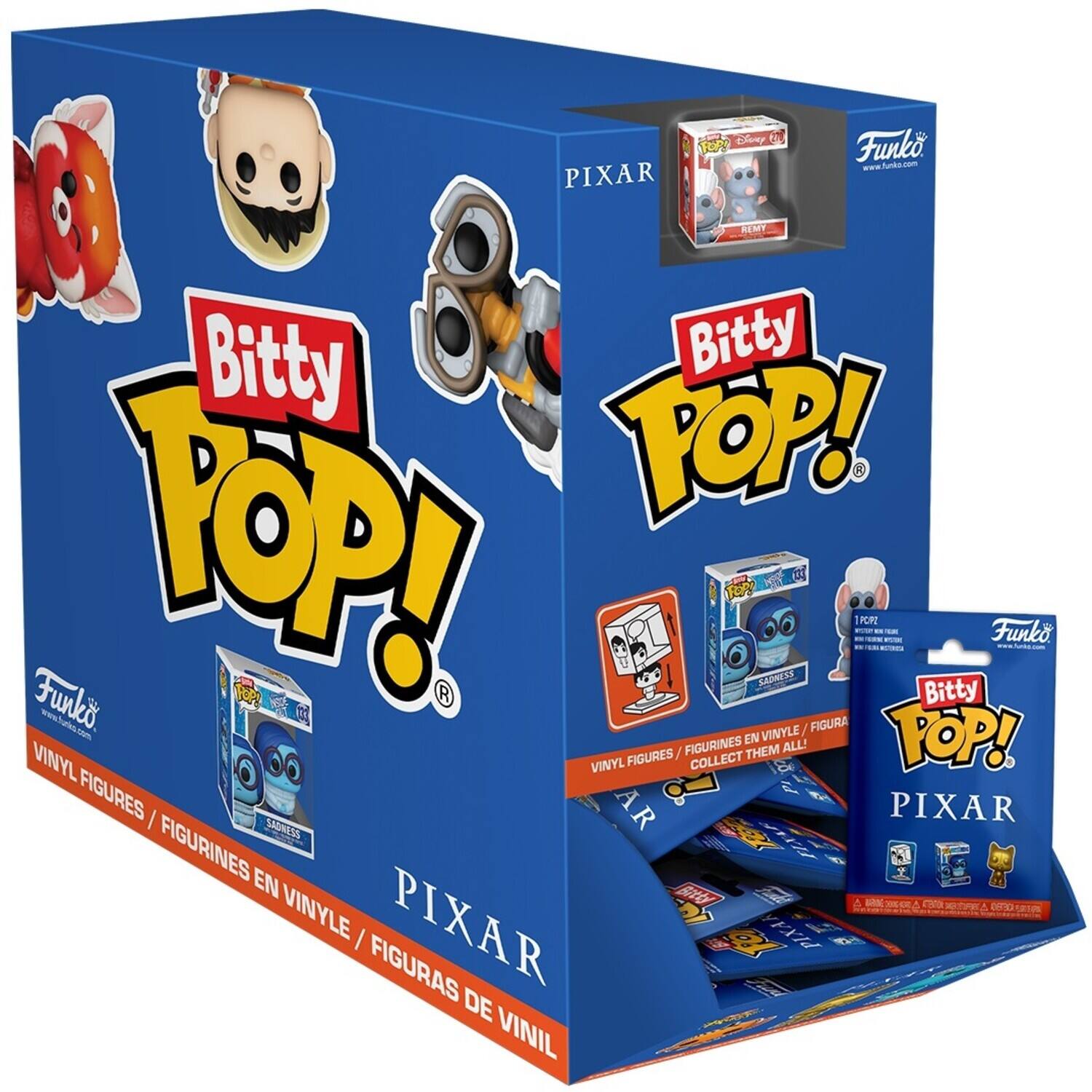 Disney 2 ROP Funko ... funka cam PIXAR AEMY Bitty Bitty POP! Funko POP! TOP! CLDS - PCPE Bitty Funko! FIGURA EN VINYLE TOP! / FIGURINES THEM ALL! VINYL VINYL FIGURES COLLECT FIGURES I AR PIXAR SADNESS O FIGURINES EN AN 3C nir VINYLE BDAIN I FIGURAS PIXAR EX DE VINIL