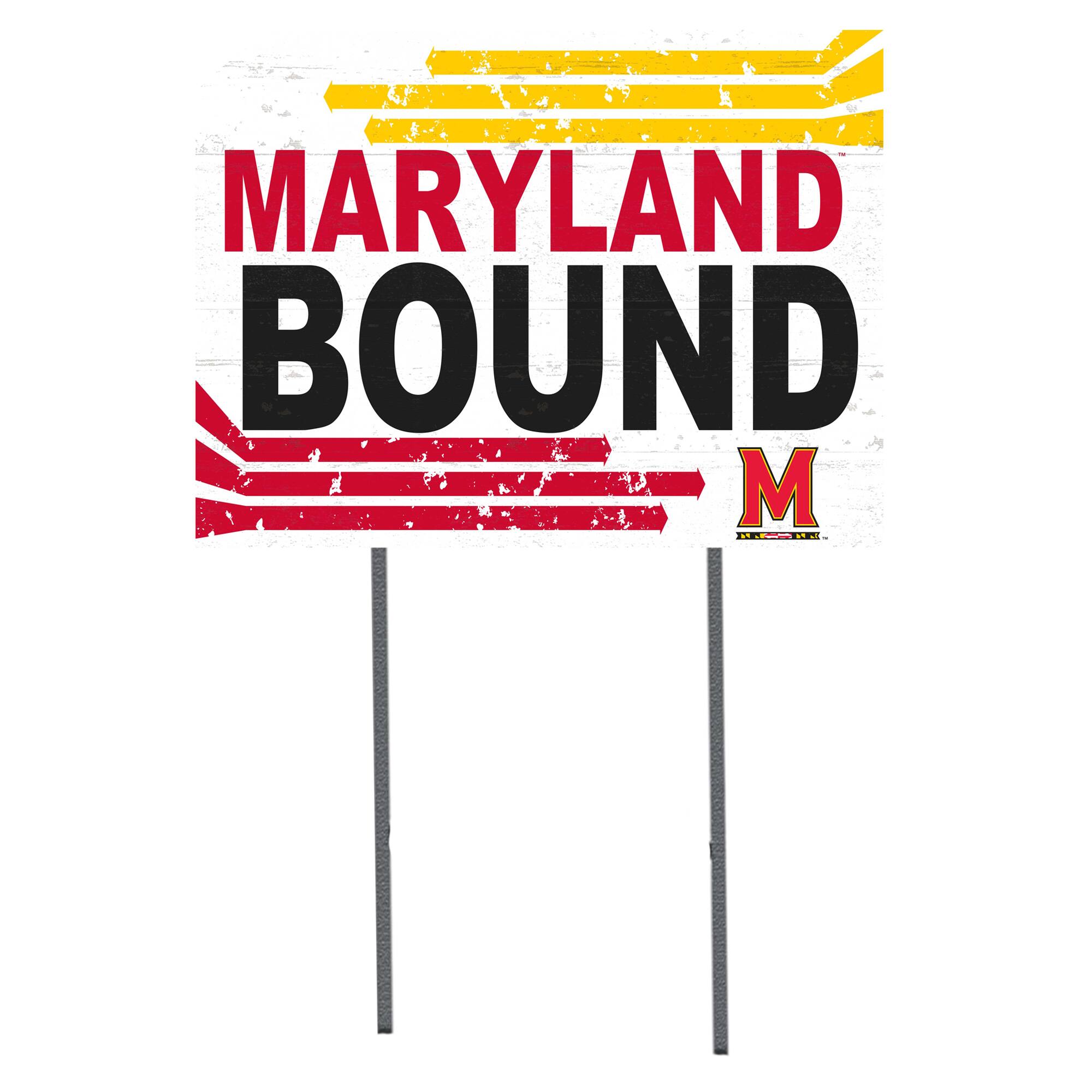 Maryland Terrapins 18'' x 24'' Bound Yard Sign