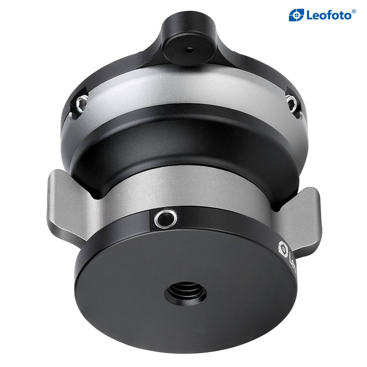 Alt View 4. Leofoto - Leofoto LB-60N Leveling Base with Butterfly Handle.