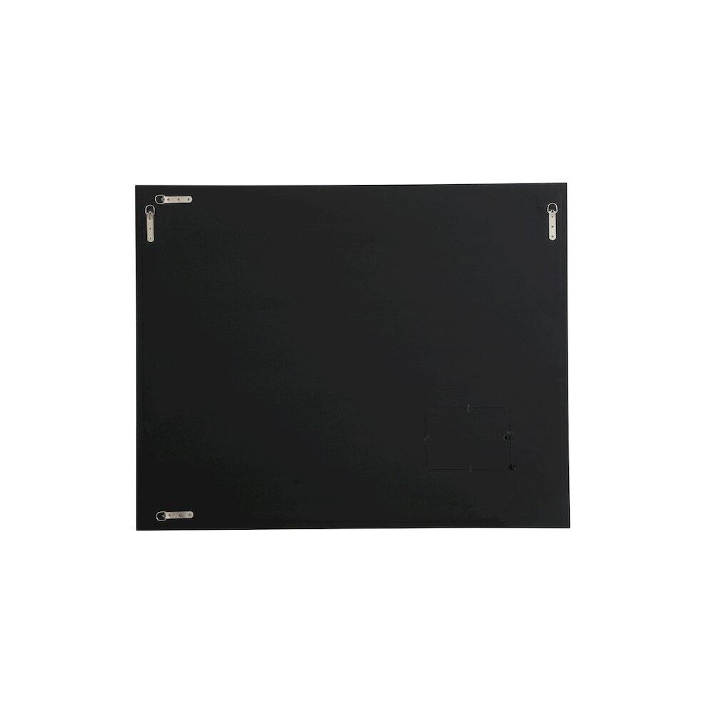 Angle. Elegant Decor - Raiden 32 X 40 Inch Led Crystal Mirror - Clear.