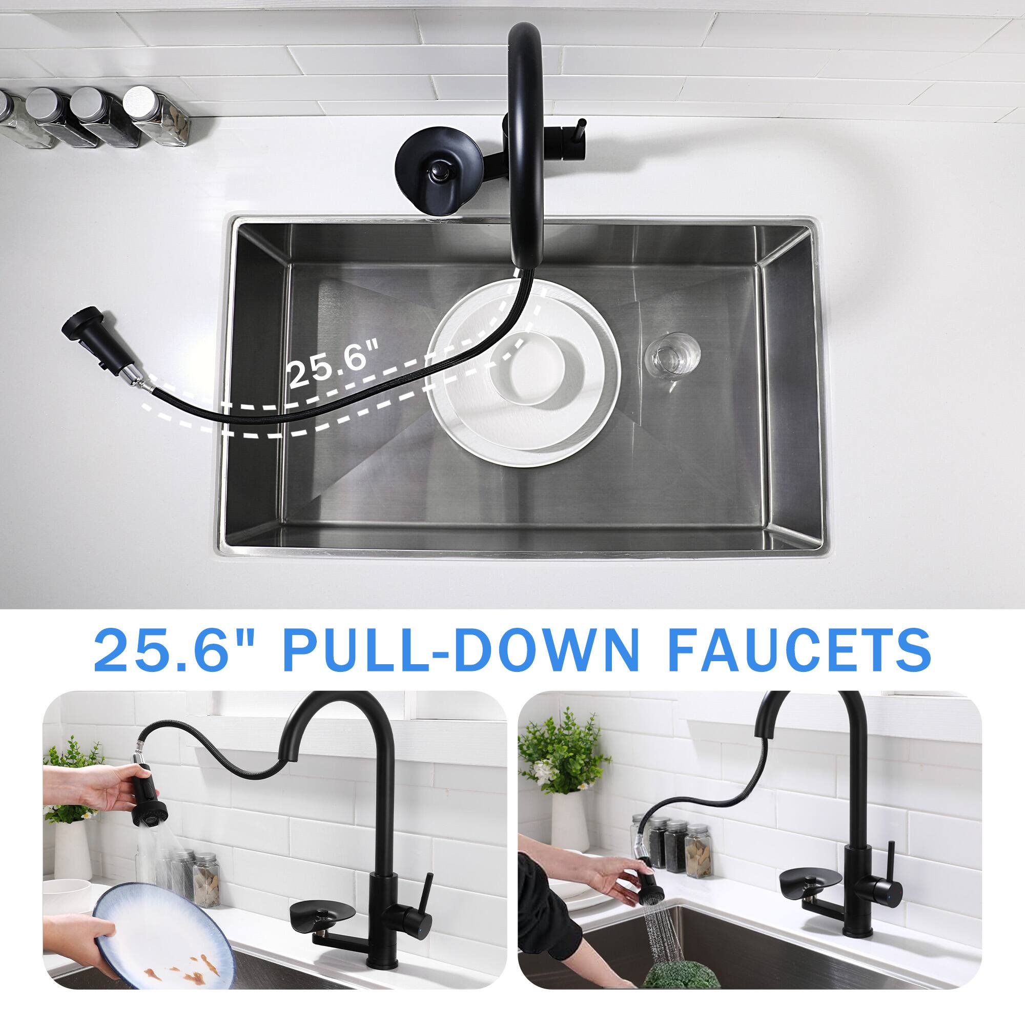 25.6" PULL-DOWN FAUCETS