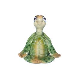 FC Design - 6"H Yoga Sea Turtle Figurine Statue Office Desk Tabletop Home Decor Gift - Multi-Color