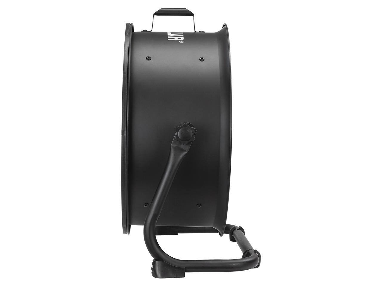 Alt View 4. Caterpillar - Caterpillar CF-HVD-18AC-BK 18" High-Velocity Drum Fan - 3,400 CFM - 4-Speed - 360° Adjustable (Black, 2-in-1).