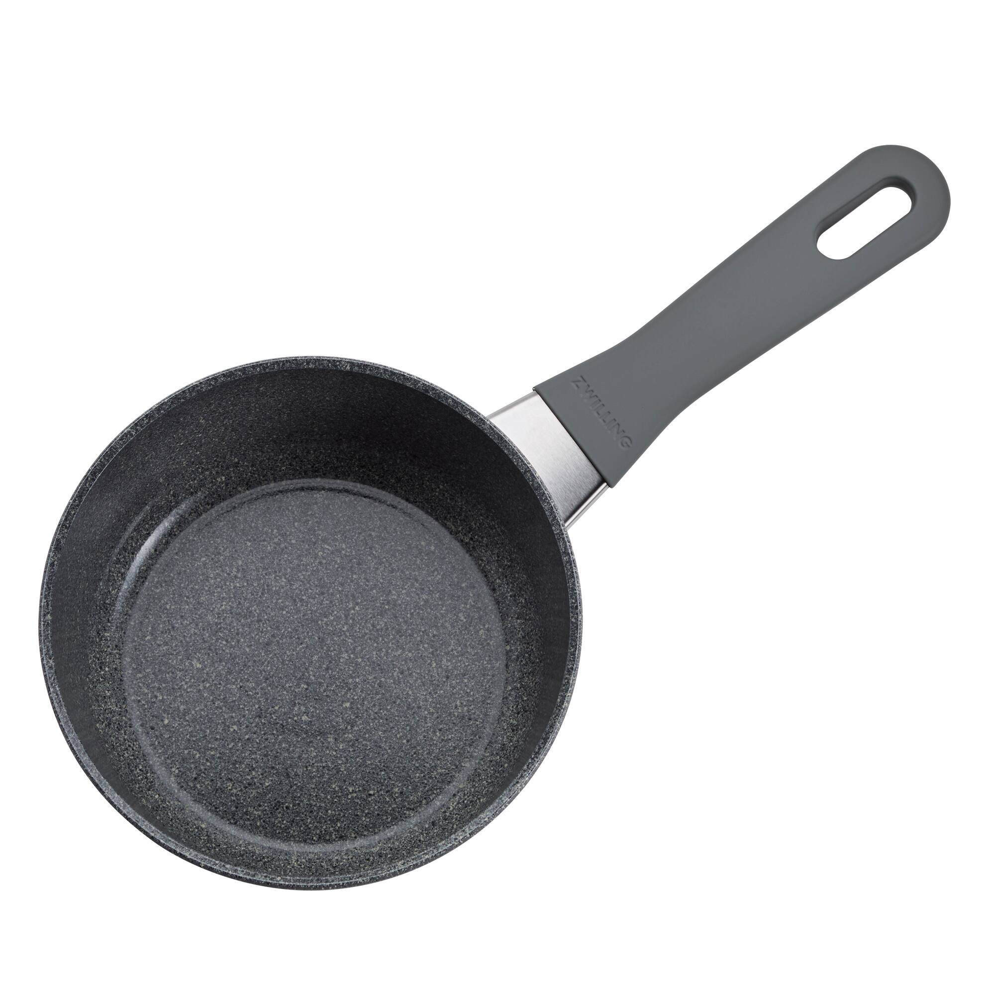 Alt View 1. ZWILLING - ZWILLING Parma Plus Ceramic 1.5-qt Aluminum Ceramic Nonstick Saucepan with Lid - Grey.
