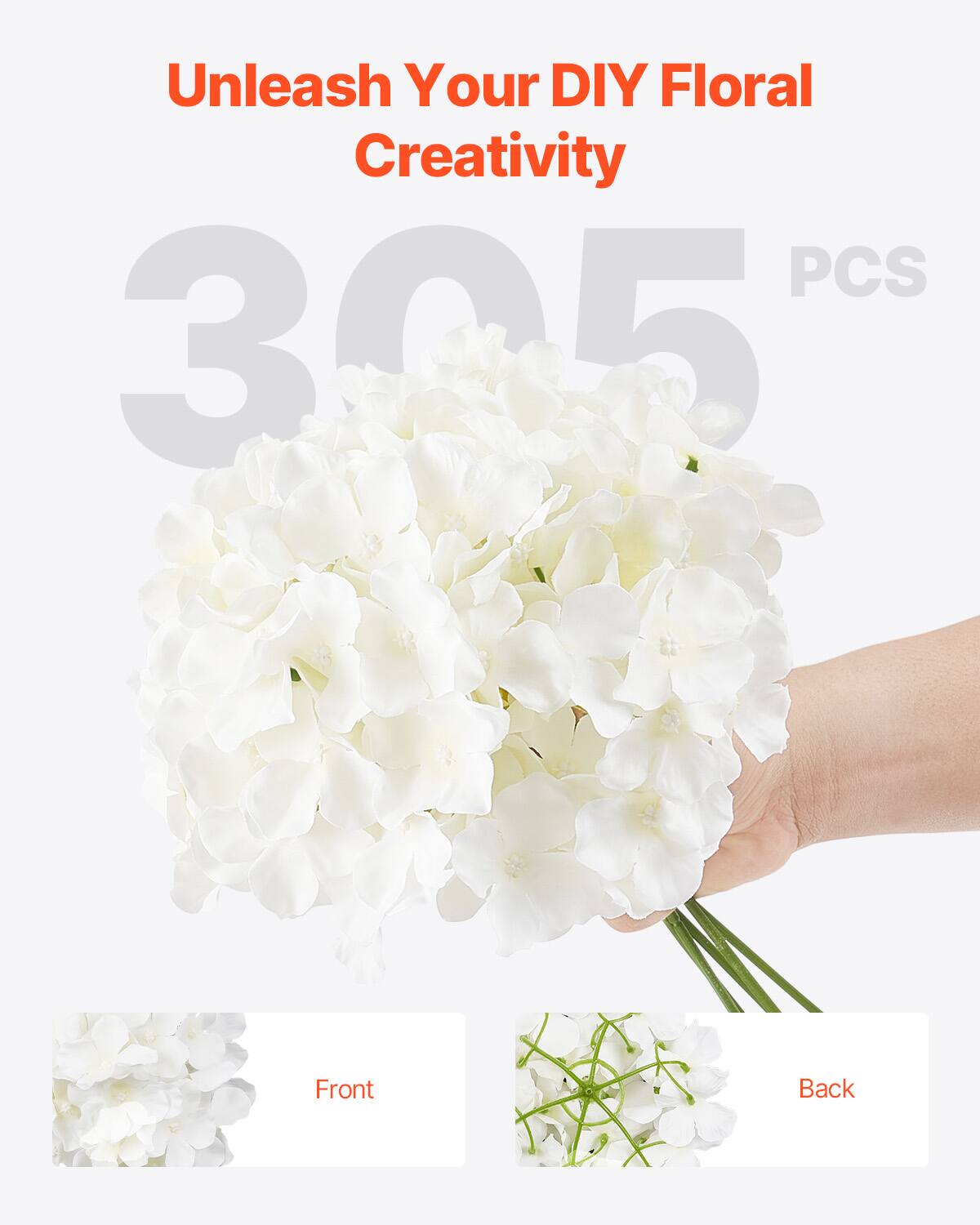 Unleash Your DIY Floral Creativity 305 PCS Front Back