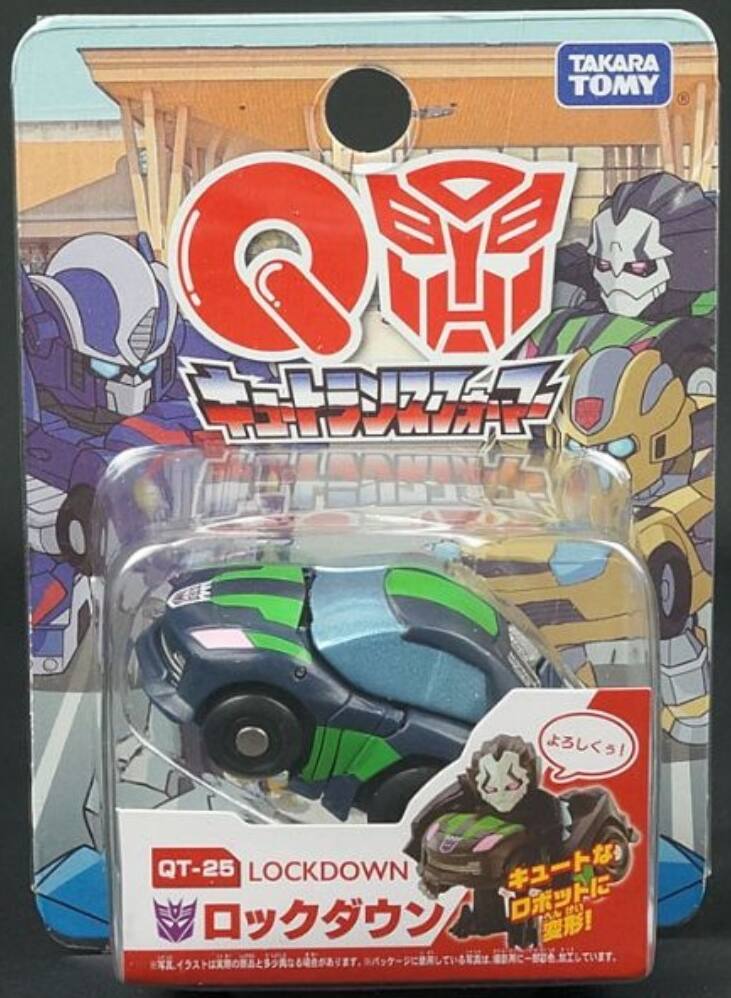 TAKARA TOMY  
Q TRANSFORMERS  
QT-25 LOCKDOWN  
ロックダウン  
キュートなロボットに変形!