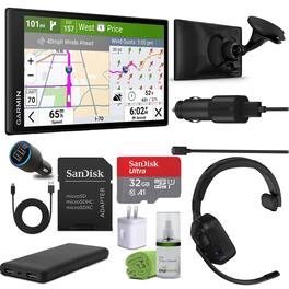 Garmin - Dezl OTR620, Large, Easy-to-Read 6” GPS Truck Navigator Bundle - Black