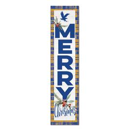 Jardine - Embry-Riddle Eagles 12'' x 48'' Outdoor Merry Christmas Leaner - White