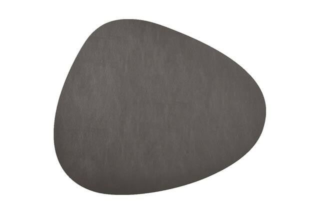 Front. Frieling - Davanti by Mattola Placemats Set of 6, Stone, 18.5 x 15.3 Inch Indoor Outdoor Table Placemats – Castlerock Gray - Castlerock Gray.