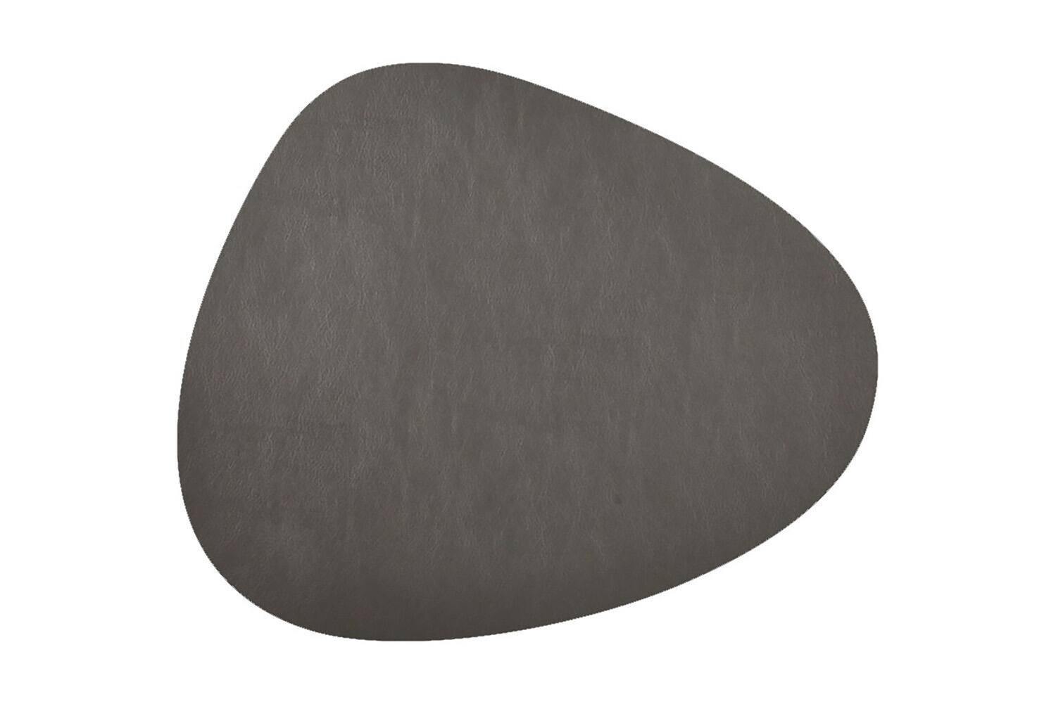 Front. Frieling - Davanti by  Mattola Placemats Set of 6, Stone, 18.5 x 15.3 Inch Indoor Outdoor Table Placemats – Castlerock Gray - Castlerock Gray.