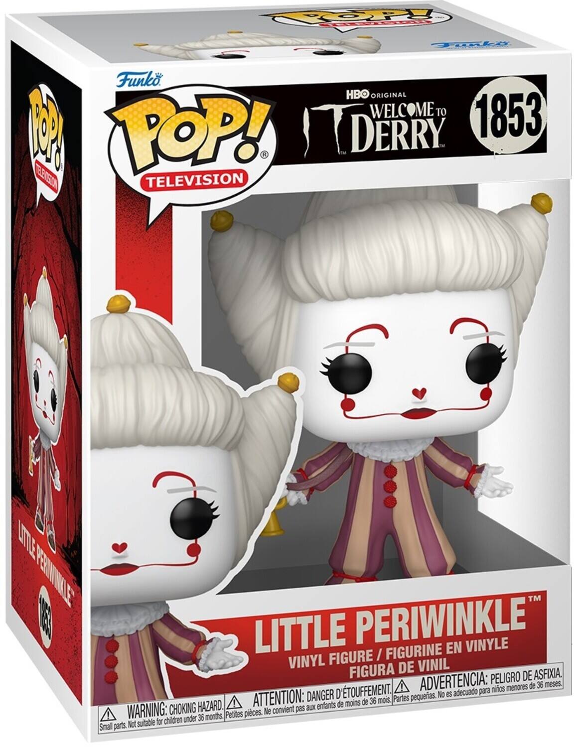 POOPY FORT TaL Funko HBO ORIGINAL WELCOME TO 1853 TEE POP! ADERRY TELEVISION UTE FERIMNLE LITTLE PERIWINKLE FIGURINE EN VINYLE FIGURE / VINYL DE VINIL FIGURA PELIGRO DE ASFIXIA. D'TOUFFEMENT. ADVERTENCIA: para niños menores de 36 meses. DANGER pequeñas. No es adecuado HAZARD. A ATTENTION: aux enfants de moins de 36 mois, Partes WARNING: CHOKING Petites pièces. Ne convient pas children under 36 months. Not suitable for Small parts.