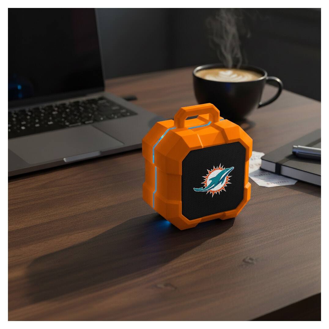 Alt View 1. LDM Company - Miami Dolphins Bluetooth Tailgate Speaker - Multicolor.