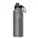 Left. Buzio - 40oz Insulated Water Bottle with Straw Lid and Spout Lid - Gray.