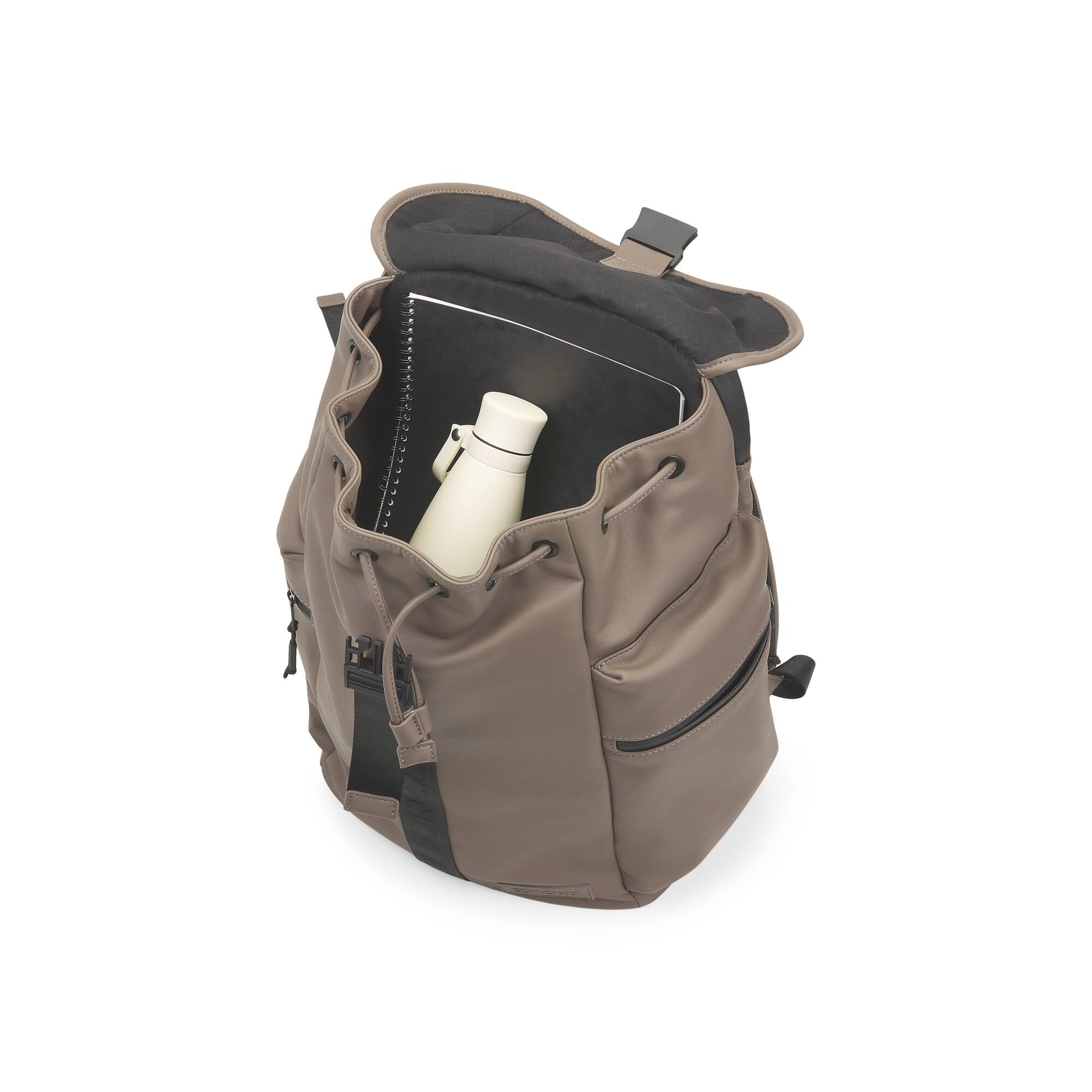 Left. Bugatti - Vision Backpack - STONE.