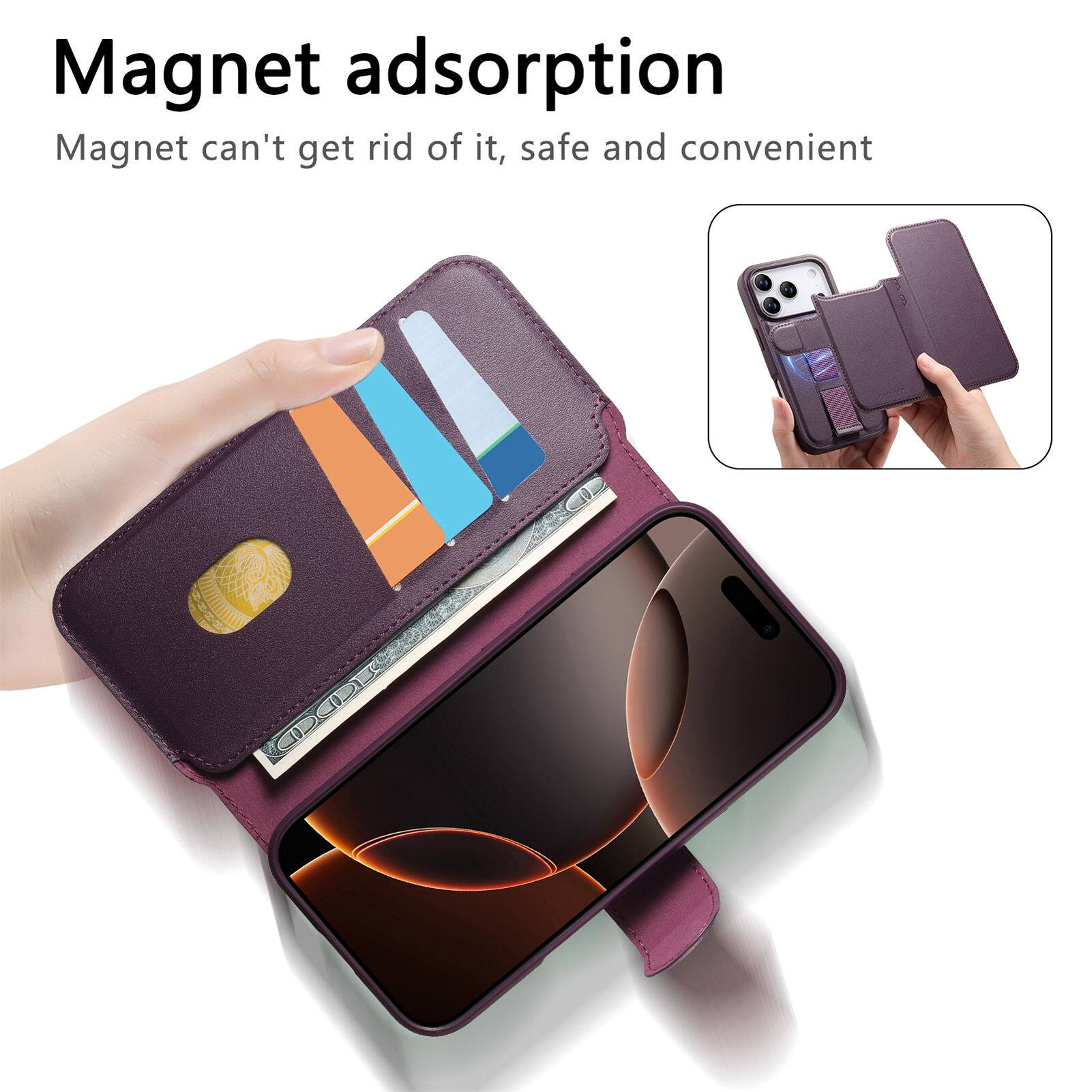Magnet adsorption  
Magnet can't get rid of it, safe and convenient