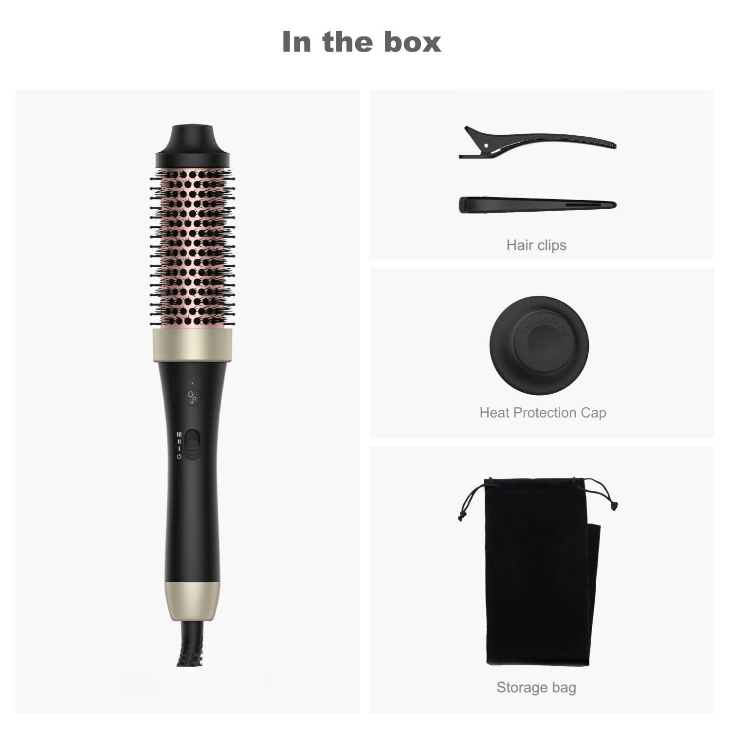 In the box

- Hair clips
- Heat Protection Cap
- Storage bag