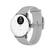 Front. Withings - ScanWatch Light - Daily Health Hybrid Smartwatch - 37mm - White/Silver.