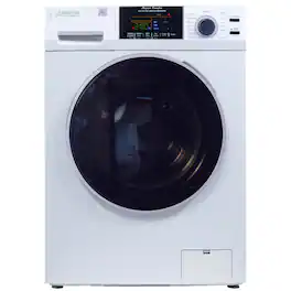 Equator - 1.62 cu ft. All-in-One Combo Washer Electric Dryer VENTLESS DRY Fully Built-in 0-Clearance 110V - EZ 4700 - White