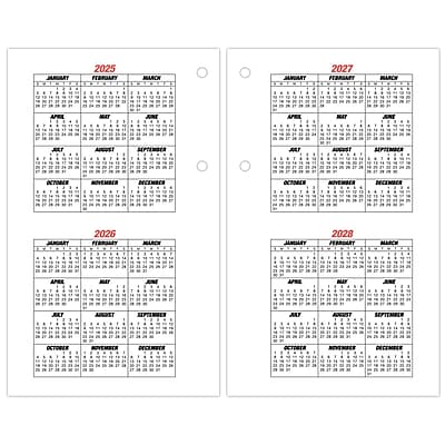 JANUARY 2025  
FEBRUARY  
MARCH  
APRIL  
MAY  
JUNE  
JULY  
AUGUST  
SEPTEMBER  
OCTOBER  
NOVEMBER  
DECEMBER  

JANUARY 2027  
FEBRUARY  
MARCH  
APRIL  
MAY  
JUNE  
JULY  
AUGUST  
SEPTEMBER  
OCTOBER  
NOVEMBER  
DECEMBER  

JANUARY 2026  
FEBRUARY  
MARCH  
APRIL  
MAY  
JUNE  
JULY  
AUGUST  
SEPTEMBER  
OCTOBER  
NOVEMBER  
DECEMBER  

JANUARY 2028  
FEBRUARY  
MARCH  
APRIL  
MAY  
JUNE  
JULY  
AUGUST  
SEPTEMBER  
OCTOBER  
NOVEMBER  
DECEMBER