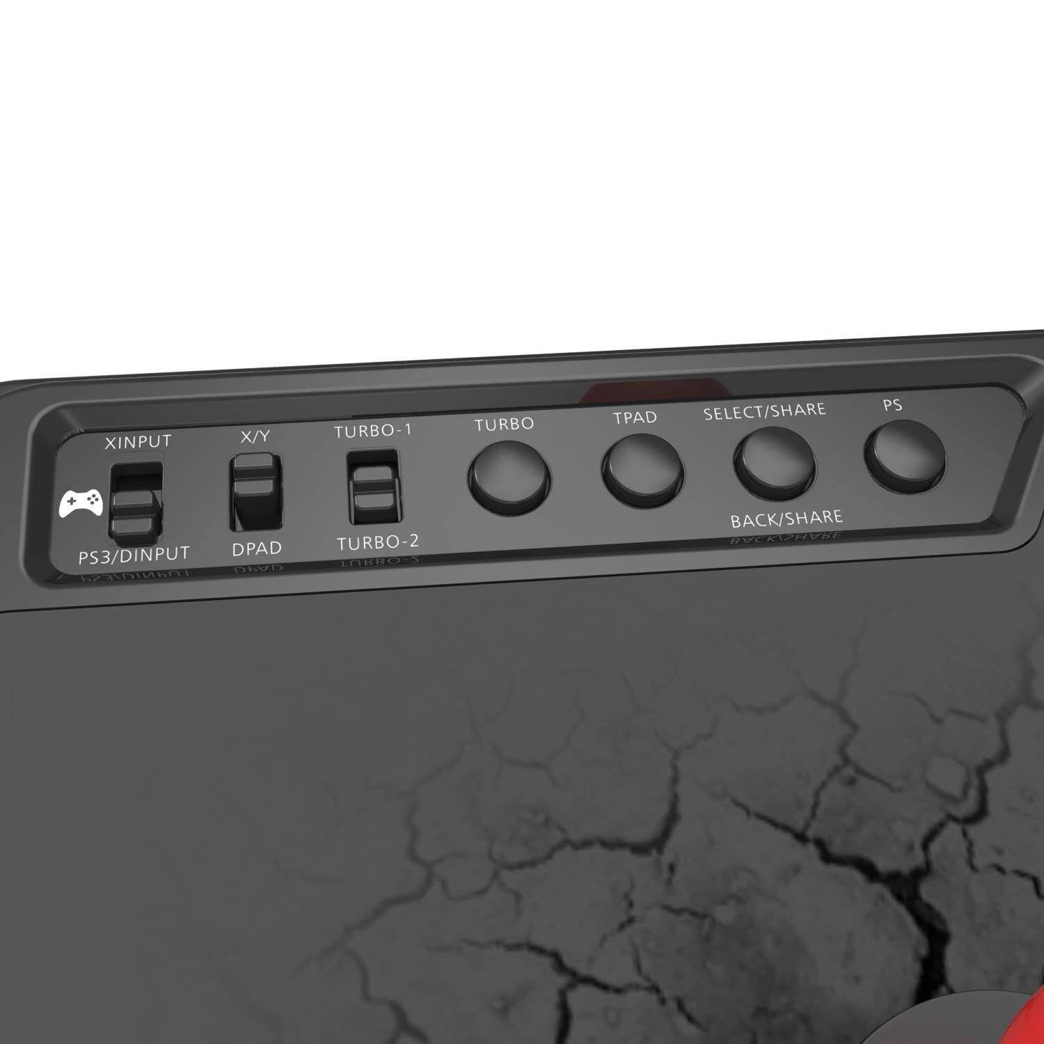 XINPUT  
X/Y  
TURBO-1  
TURBO  
TPAD  
SELECT/SHARE  
PS  
PS3/DINPUT  
DPAD  
TURBO-2  
BACK/SHARE