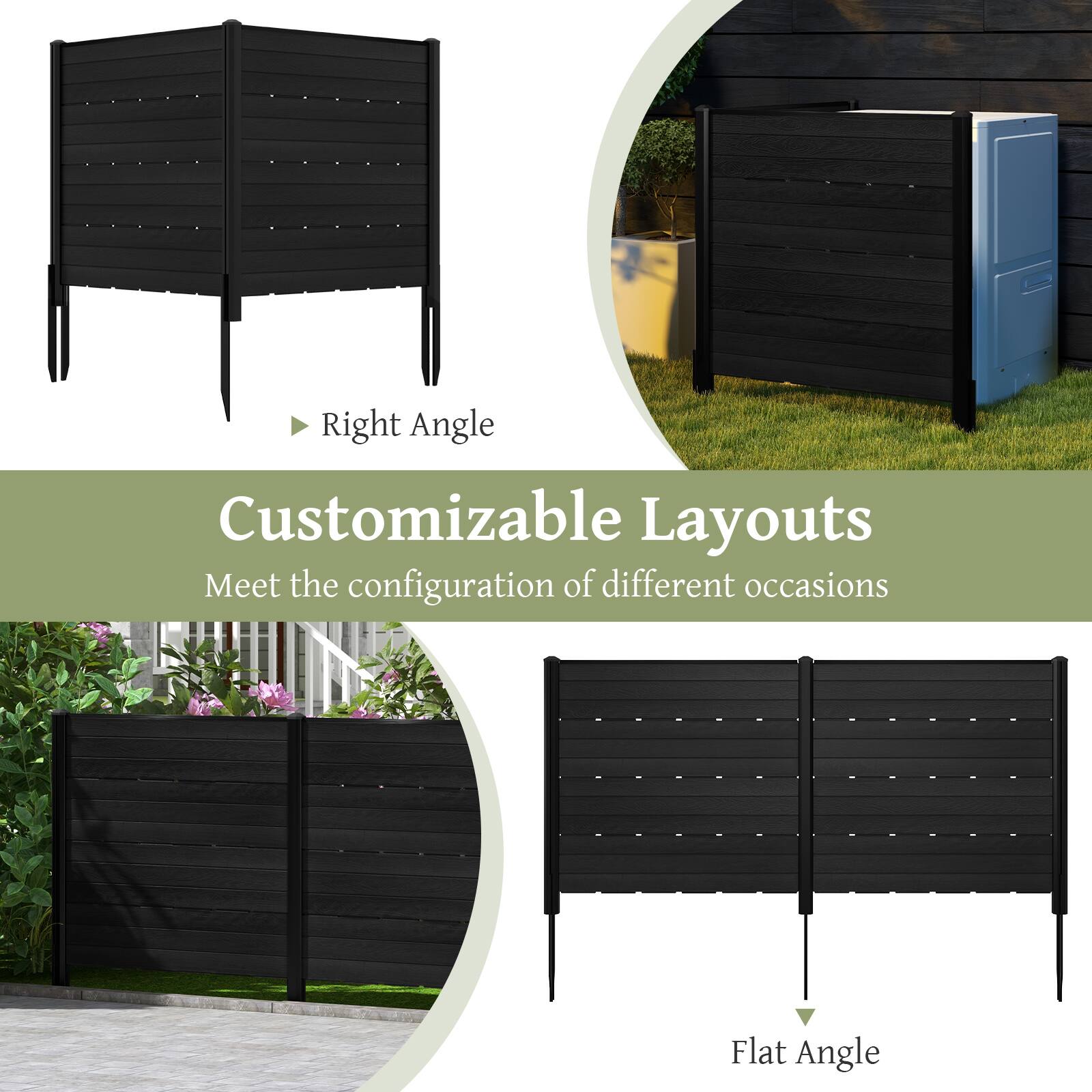 Customizable Layouts  
Meet the configuration of different occasions  

Right Angle  
Flat Angle