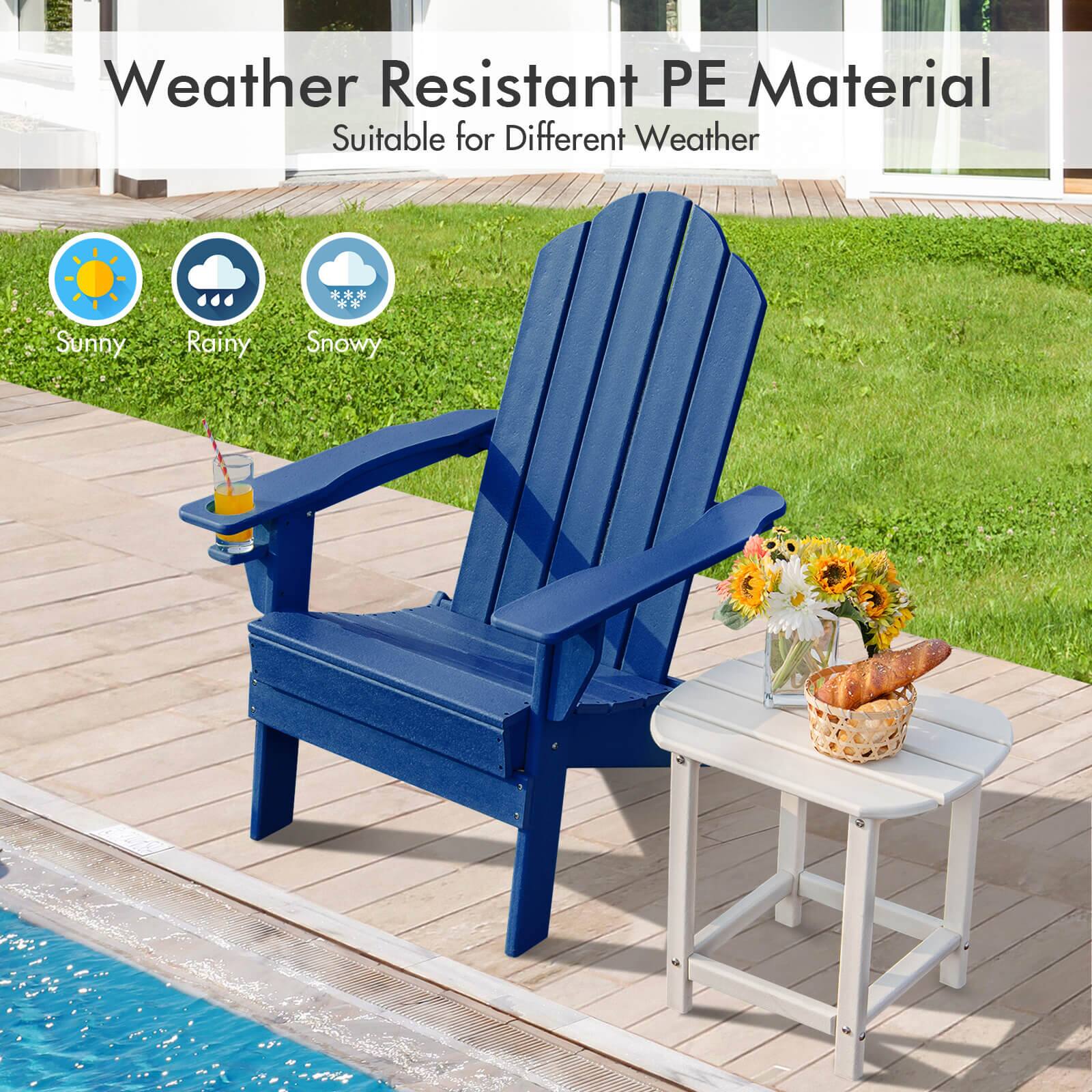 Weather Resistant PE Material  
Suitable for Different Weather  
Sunny  
Rainy  
Snowy