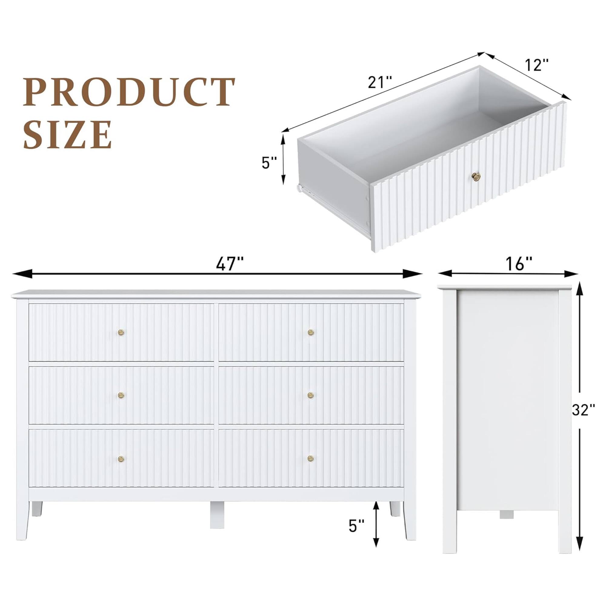 PRODUCT SIZE  
5" 21" 12" 47" 16" 32" 5"