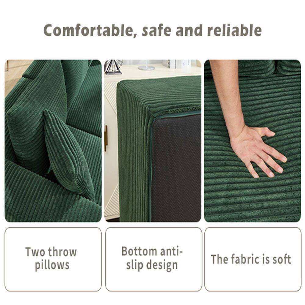 Comfortable, safe and reliable

- Two throw pillows
- Bottom anti-slip design
- The fabric is soft