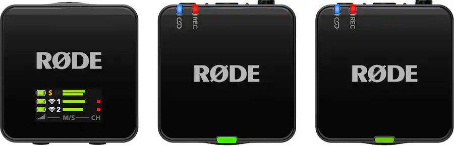 Wigogen3mos Rode RØDE WIRELESS GO (GEN 3) Compact Wireless Microphone System Black ...