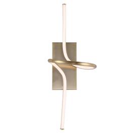 Jonathan Y - Sketch 9" Minimalist Metal Integrated LED Vanity Light Sconce - Gold
