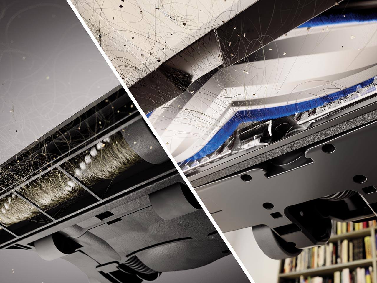 Alt View 1. BISSELL - BISSELL PowerClean FurGuard Cordless Stick Vacuum - Black / Titanium.