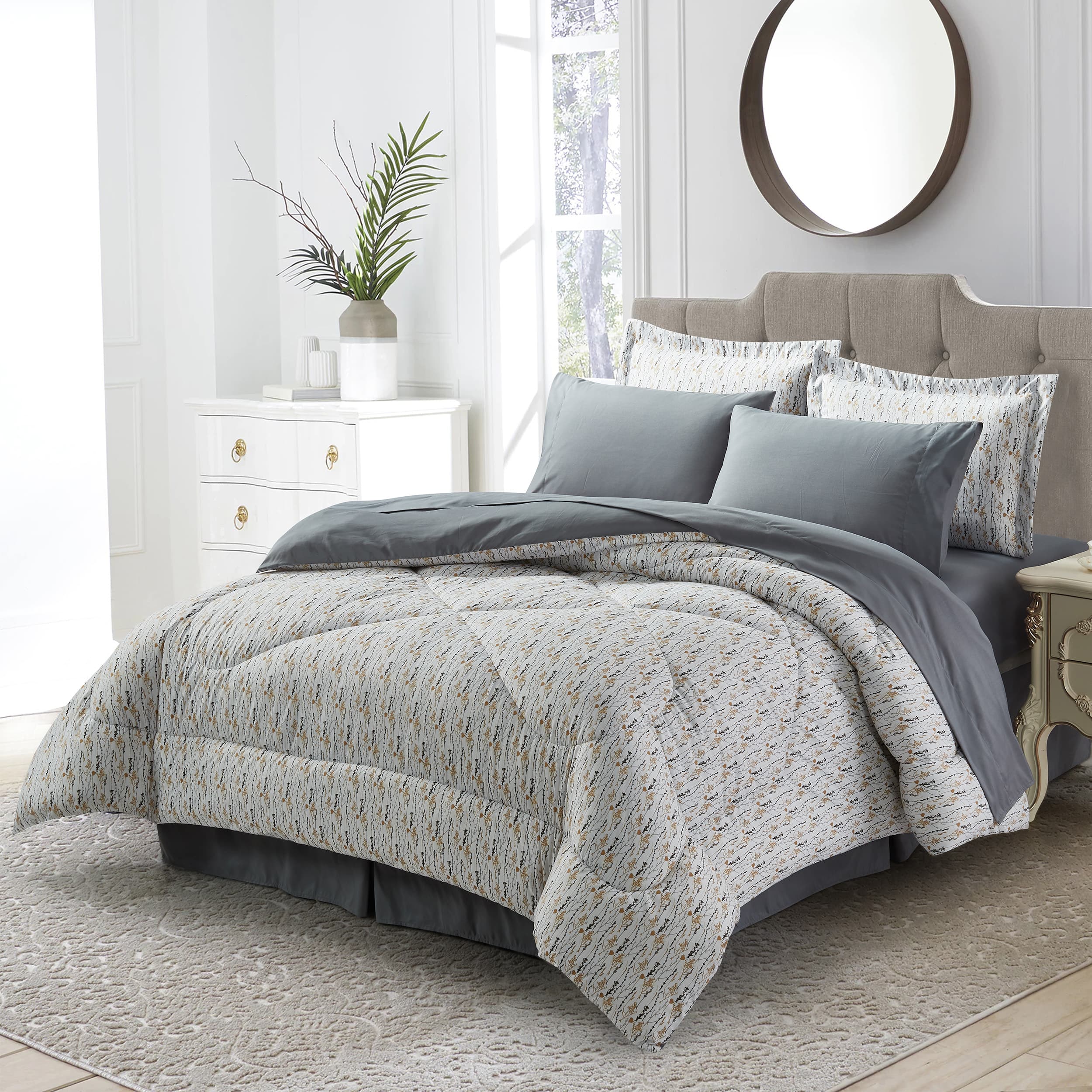 Bibb Home - 8 Piece Down Alternative Bed in a Bag Set - Madison price history on PriceWatchPro