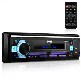 PYLE - Bluetooth Stereo Headunit Receiver - In-Dash - Black