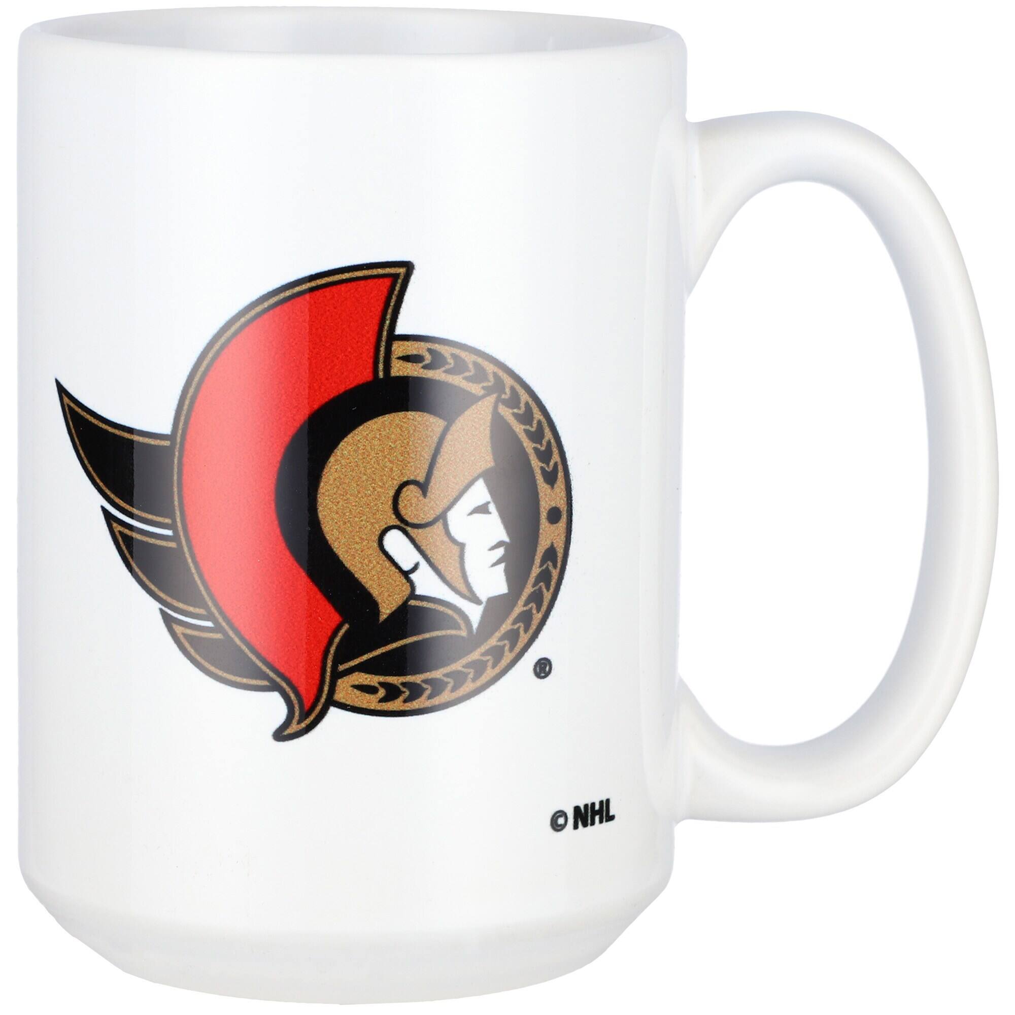 Alt View 1. The Memory Company - Ottawa Senators 15oz. Primary Logo Mug - Multicolor.